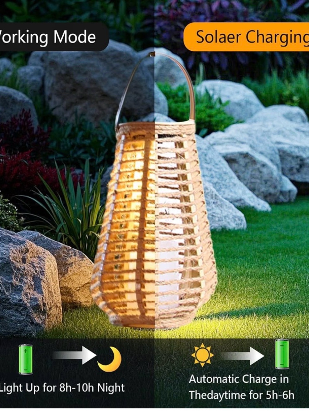 2 Pack Solar Laterns - Picture 5 of 5